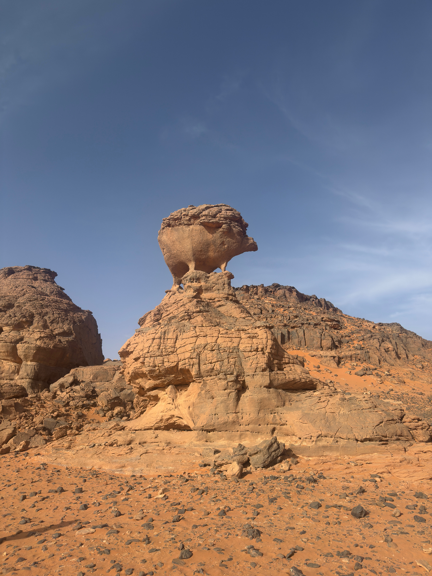 Monolithe sculpté par le temps