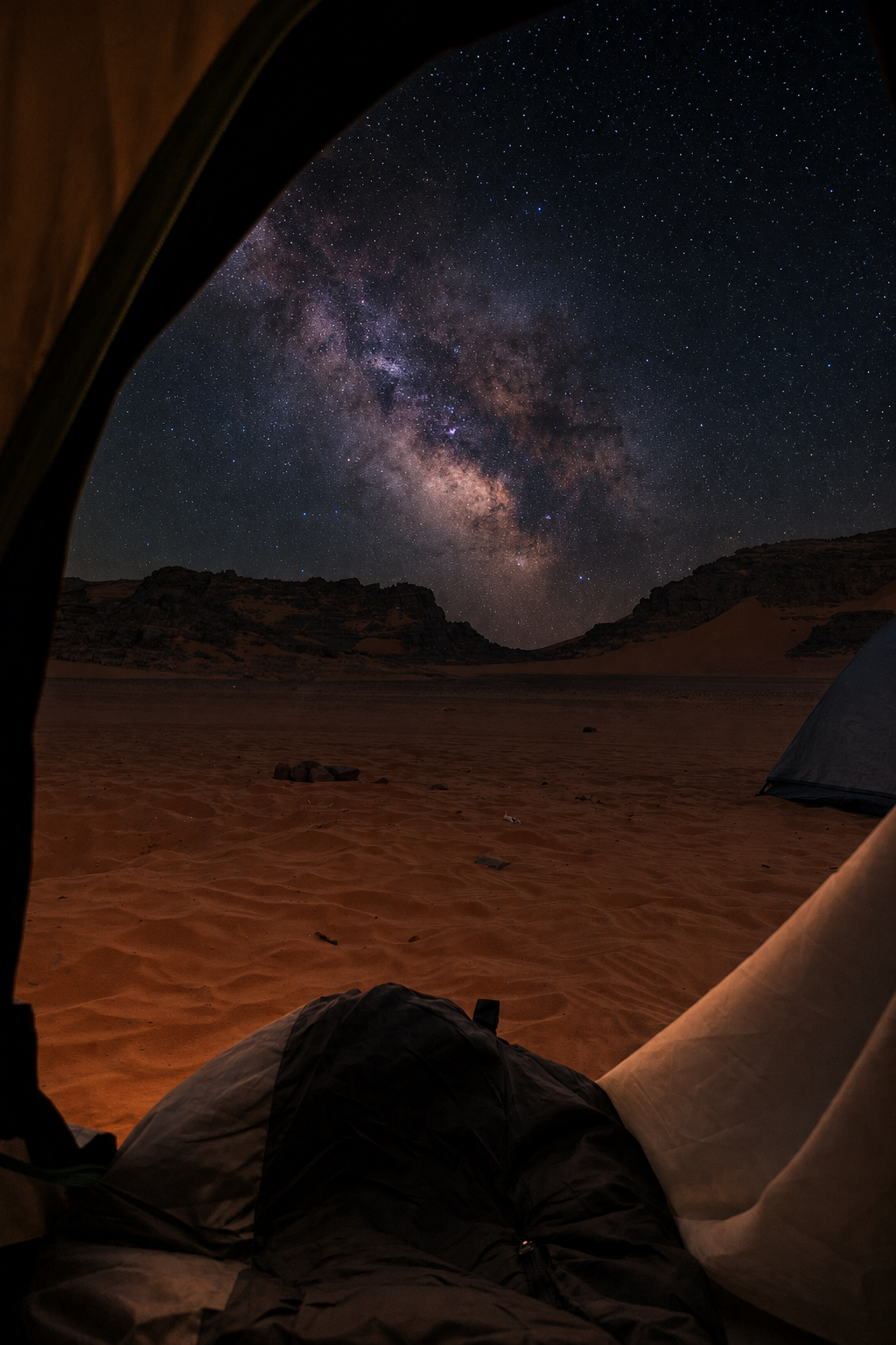 Bivouac sous les étoiles, Tadrart